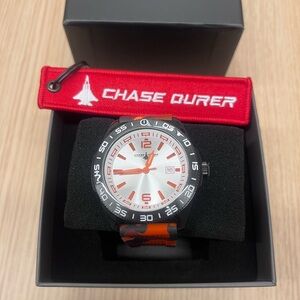 Invicta Chase Durer 45mm Men’s Watch Orange Camouflage Silver Dial